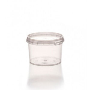 Tarrina redonda con tapa hermética de 280cc ideal para conservación de alimentos