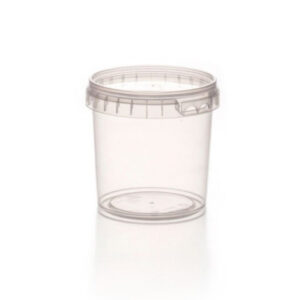 Tarrina redonda con tapa hermética de 420cc ideal para conservación de alimentos