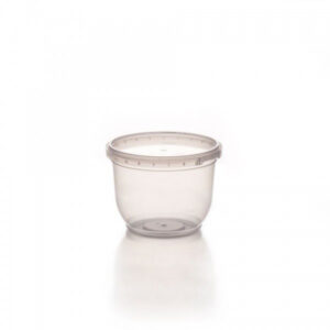 Tarrina TC 0 con tapa de 280cc para sector alimentario